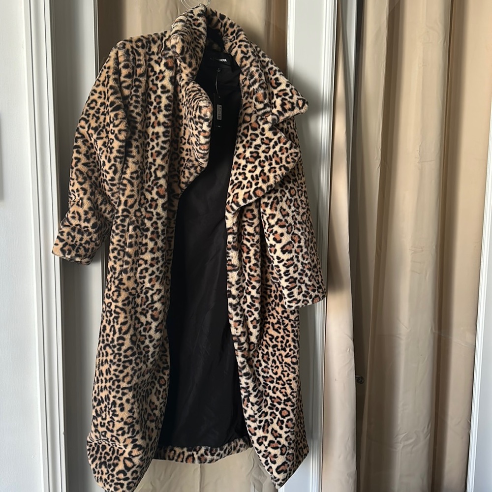 Fashion nova leopard jacket